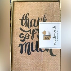 Thank You Card/Envelope Sets